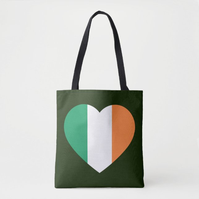 Irish Heartflag stcent Tygkasse (Framsida)