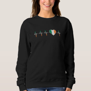 Irish Heartslag I Kärlek Ireland Flagga Heart Pri T Shirt
