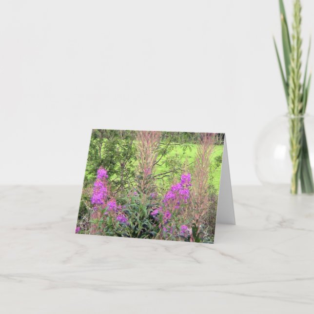Irish Heather Note Card Kort (Framsida)