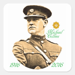 Irish Hero image for Square-Stickers-Glossy Fyrkantigt Klistermärke