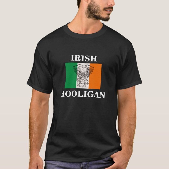 Irish Hooligan Bike T-shirt (Framsida)
