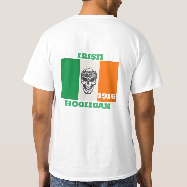 Irish Hooligan Biker T-Shirt (Baksida)