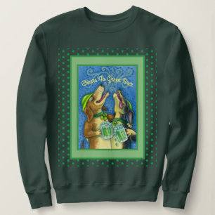 IRISH HOUND HUNDAR, ST. PATRICKS DAGLIGA GRÖNT T SHIRT