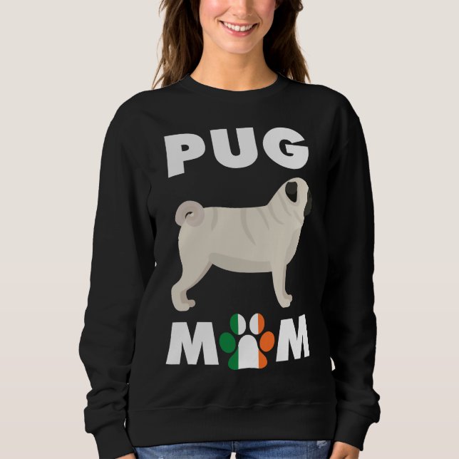 Irish Hund Pug Mamma Essential T-Shirt 776 (Framsida)
