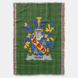 Irish Hunt Jackar om Arm Family Crest Ireland Filt