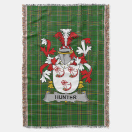 Irish Hunter Jackar om Arm Family Crest Ireland Filt
