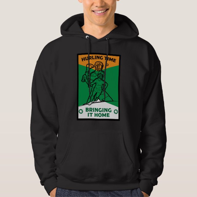 Irish Hurling Sport Hoodie (Framsida)