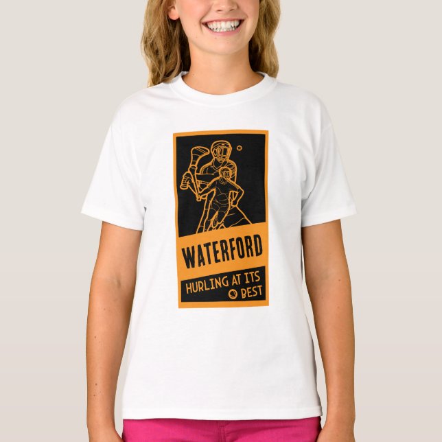 Irish Hurling Sport T Shirt (Framsida)