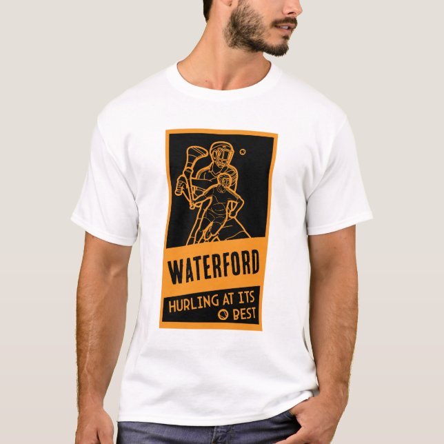 Irish Hurling Sport T Shirt (Framsida)