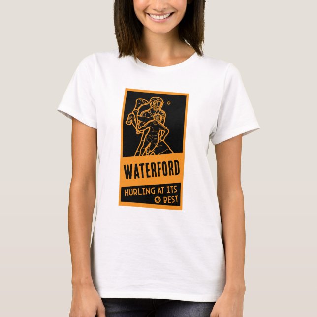 Irish Hurling Sport T Shirt (Framsida)