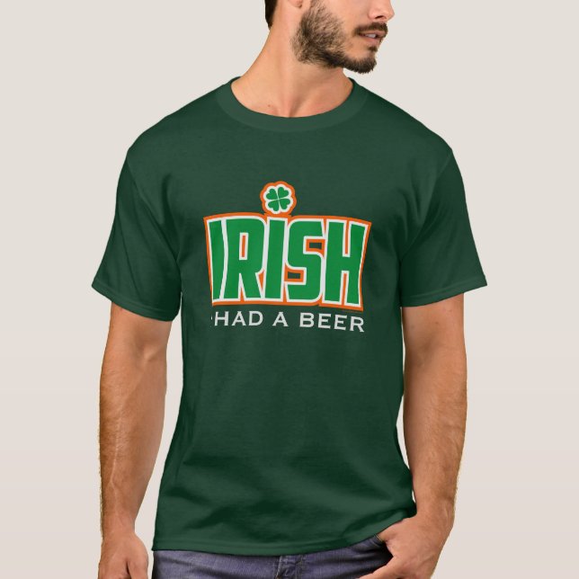 IRISH I hade öl (Anpassade text) Tröja (Framsida)