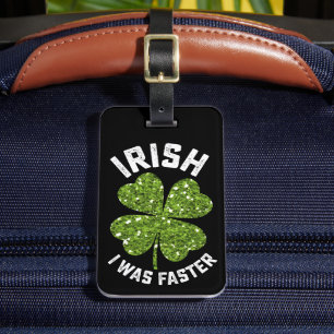 Irish I var snabbare på att köra Springa St patric Bagagebricka