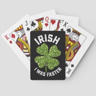 Irish I var snabbare på att köra Springa St patric Casinokort