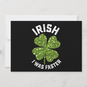 Irish I var snabbare på att köra Springa St patric Inbjudningar