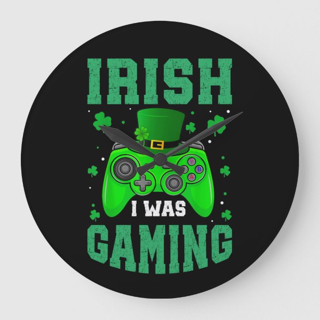 Irish I was Gaming Stor Klocka (Framsida)