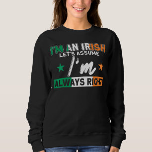 Irish I'Alltid Höger Flagga Roots Ireland T Shirt