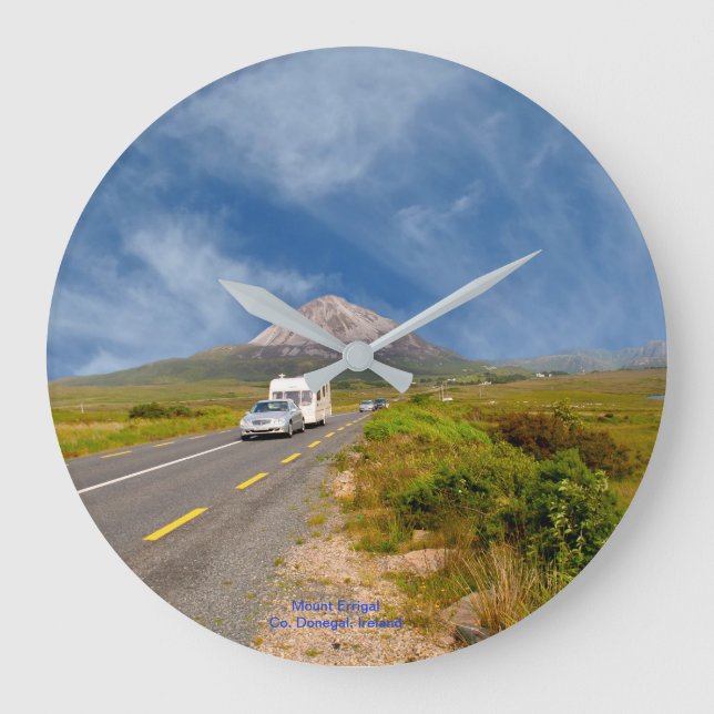 Irish image for Round (Large) Wall Clock Stor Klocka (Framsida)