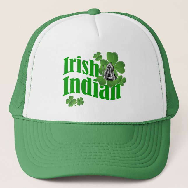 Irish indian truckerkeps (Framsida)