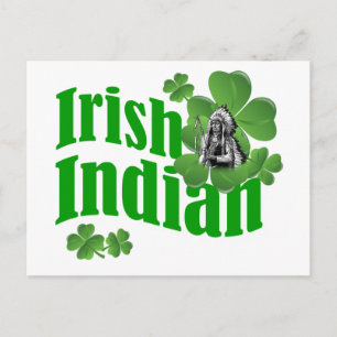 Irish indian vykort