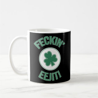 Irish Ireland Feckin Eejit Slang Kaffemugg