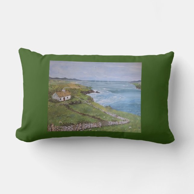 Irish, Ireland, Pillow, Cushion Lumbarkudde (Framsida)