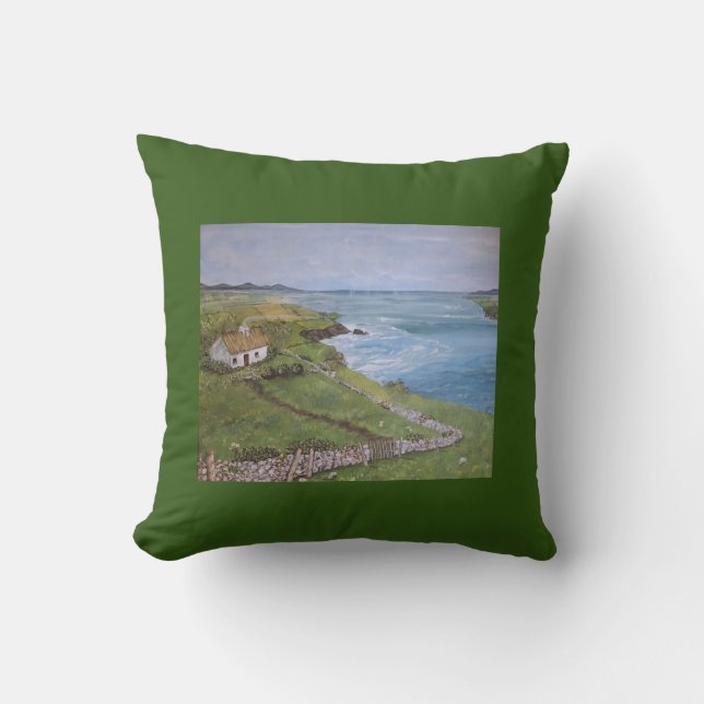 Irish, Ireland, Pillow, Irish Cottage Kudde (Framsida)