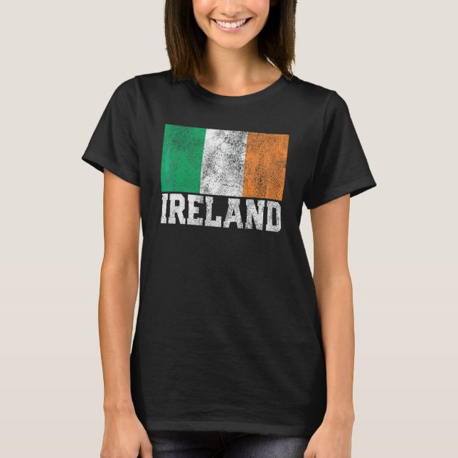 Irish Ireland Pride Roots Land St Patrick' T Shirt (Framsida)