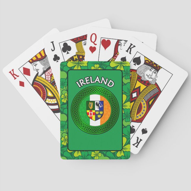 Irish - Ireland Vapensköld Casinokort (Baksidan)
