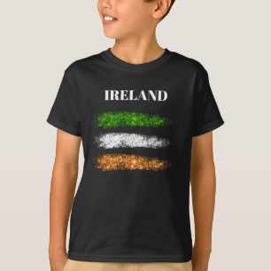 *~* IRISH IRLAND Simple Abstrakt Boy Flagga T-Shir T Shirt