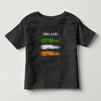 *~* IRISH IRLAND Simple Abstrakt Småbarn Flagga 