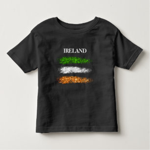 *~* IRISH IRLAND Simple Abstrakt Småbarn Flagga  T Shirt