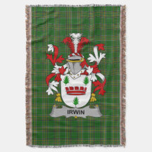 Irish Irwin Jackar om Arm Family Crest Ireland