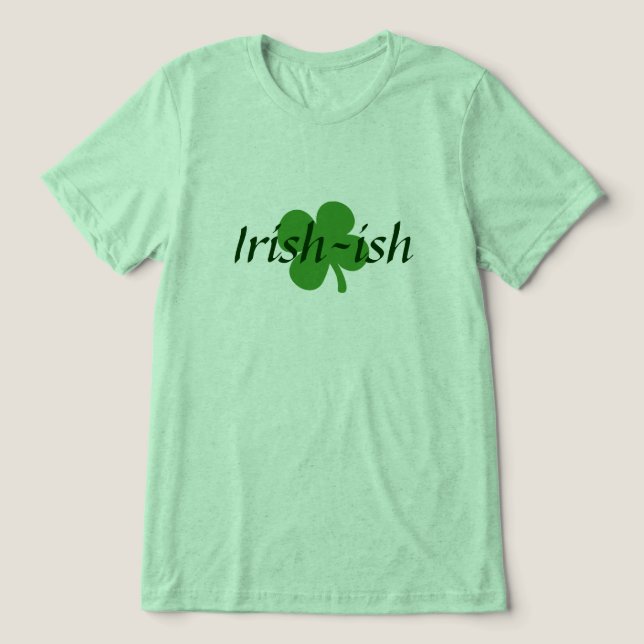 Irish-ish Cute St. Patrick's Day Tee (Design Framsida)