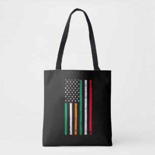 Irish Italiano American Flagga Ireland Italien ST Tygkasse