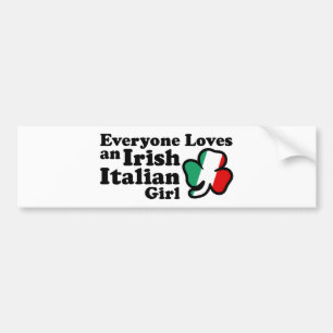 Irish Italiensk flicka Bildekal