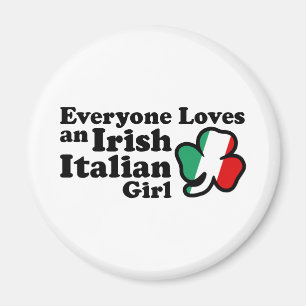 Irish Italiensk flicka Magnet