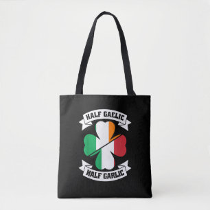 Irish italiensk halgaelisk halv vitlök Saint Patri Tygkasse