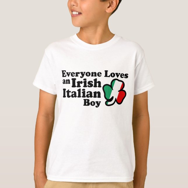 Irish Italy Boy T Shirt (Framsida)
