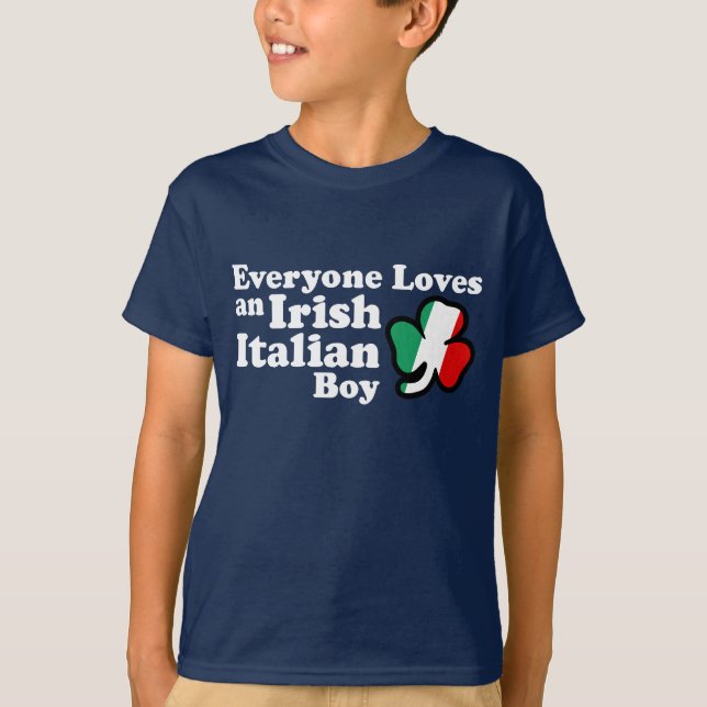 Irish Italy Boy T-shirt (Framsida)