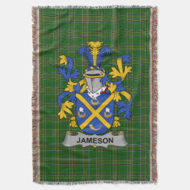 Irish Jameson Jackar om Arm Family Crest Ireland Filt