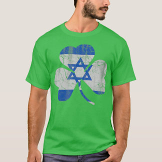 Irish Jewish Shamrock St patricks day T Shirt