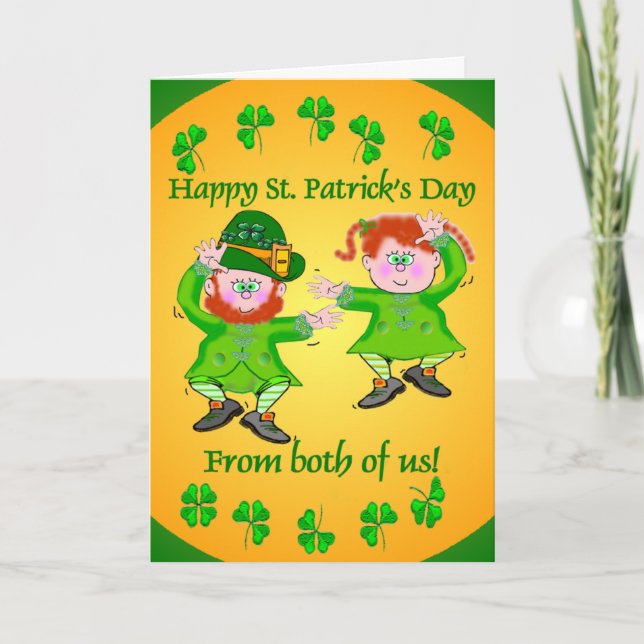 Irish Jig Greeting Cards Kort (Framsida)