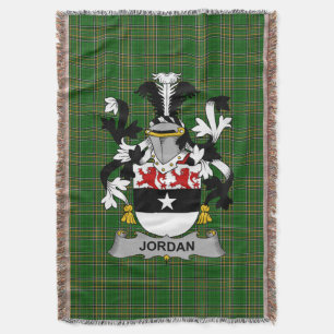 Irish Jordan Jackar av Arm Family Crest Ireland Filt