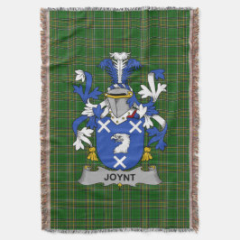 Irish Joynt Jackar om Arm Family Crest Ireland Filt