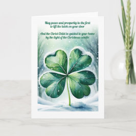 Irish jul Blating Personlig Helgkort
