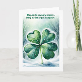 Irish jul Blating Personlig Helgkort
