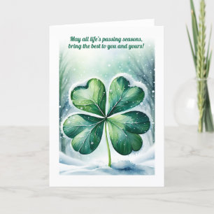 Irish jul Blating Personlig Helgkort