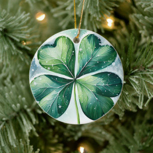 Irish jul Blating Personlig Julgransprydnad Keramik