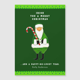 Irish jul Hälsning Helgdag Card