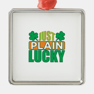 Irish Just Plain Lucky Julgransprydnad Metall